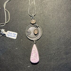 Lepidolite Rose Quartz Necklace